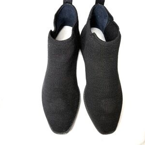 Rothy's The Merino Ankle Boots Women SZ6.5Chelsey Wool Knit Lightweight Washable